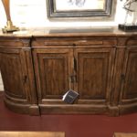 Picture of a dining room buffet.